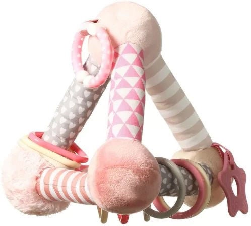 Babyono Mint Pyramid Aktivitetsleksak|Rosa