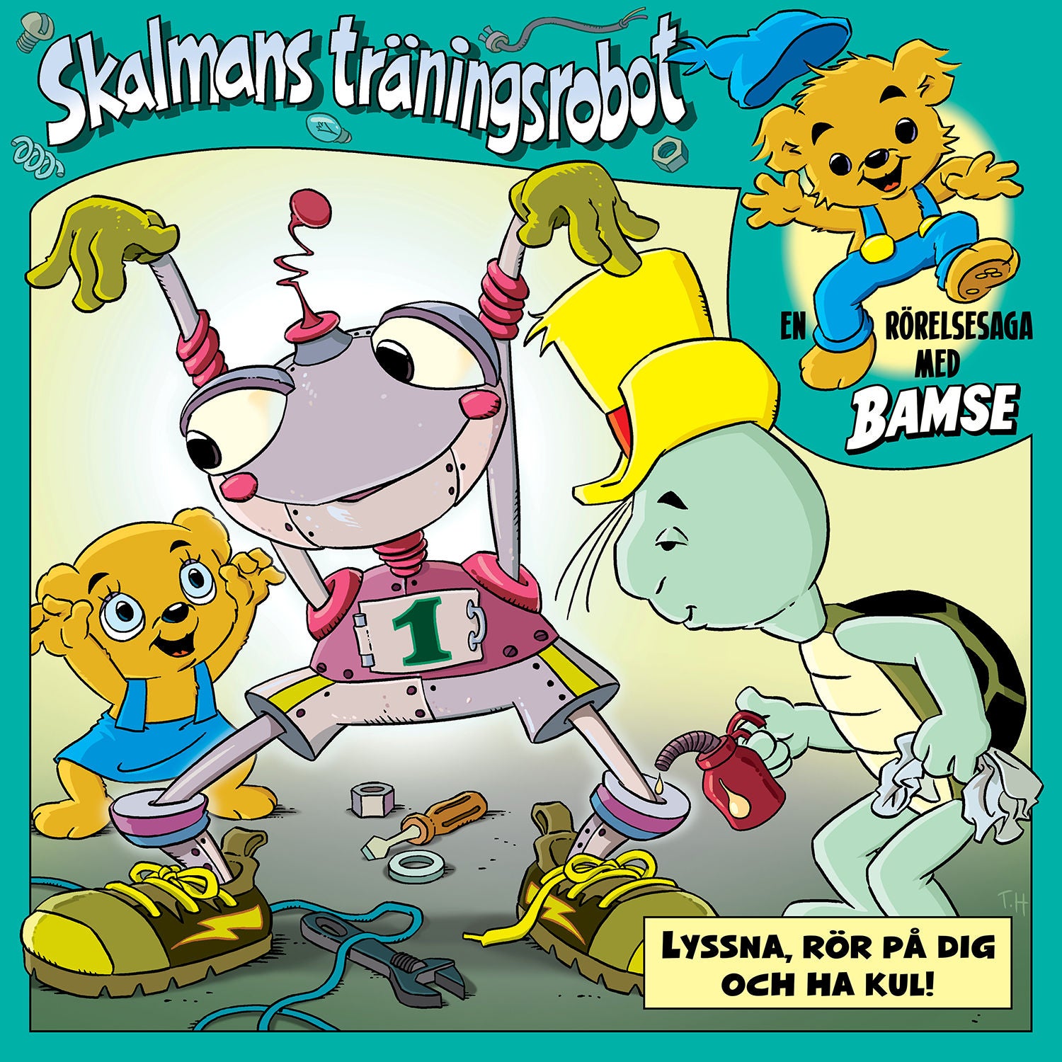 Bamse Rörelsesagor Skalmans Träningsrobot