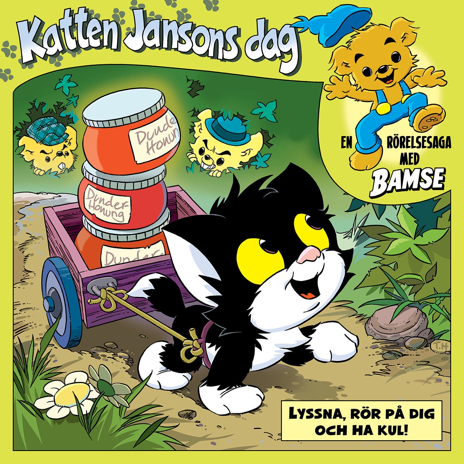 Bamse rörelsesagor Katten Janssons dag