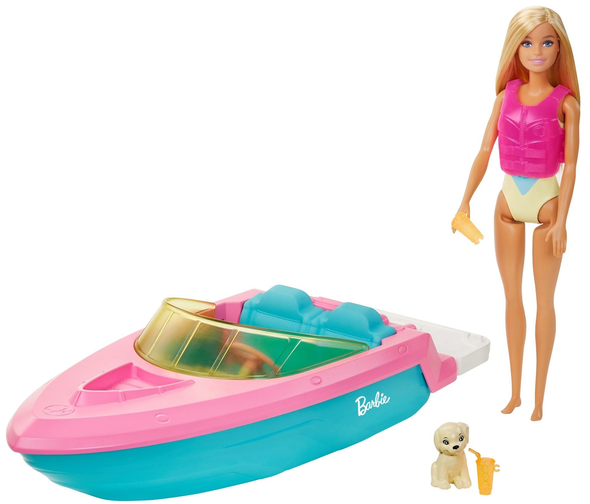 Barbie Docka Med Båt|