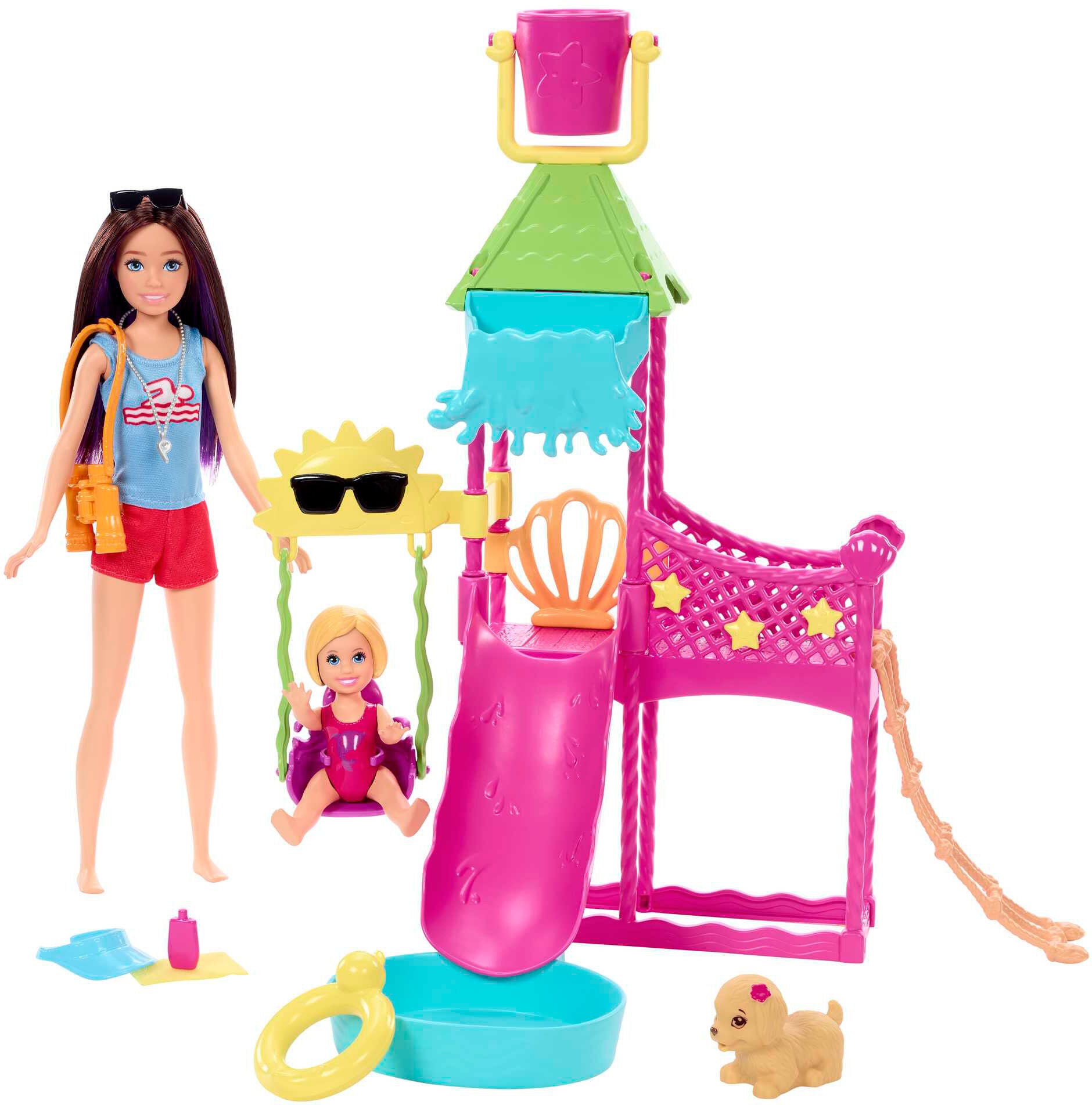 Barbie Skipper First Jobs Dockor och Tillbehör Water Park|