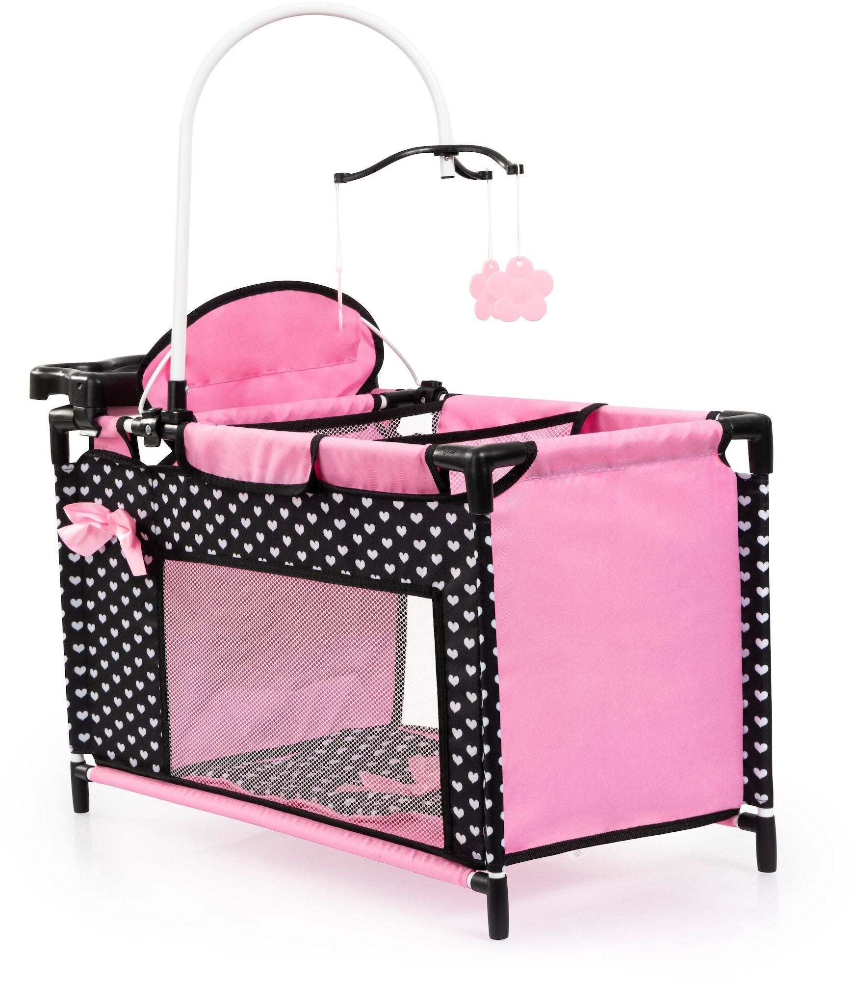 Bayer Design Docksäng Multi|Svart/Rosa
