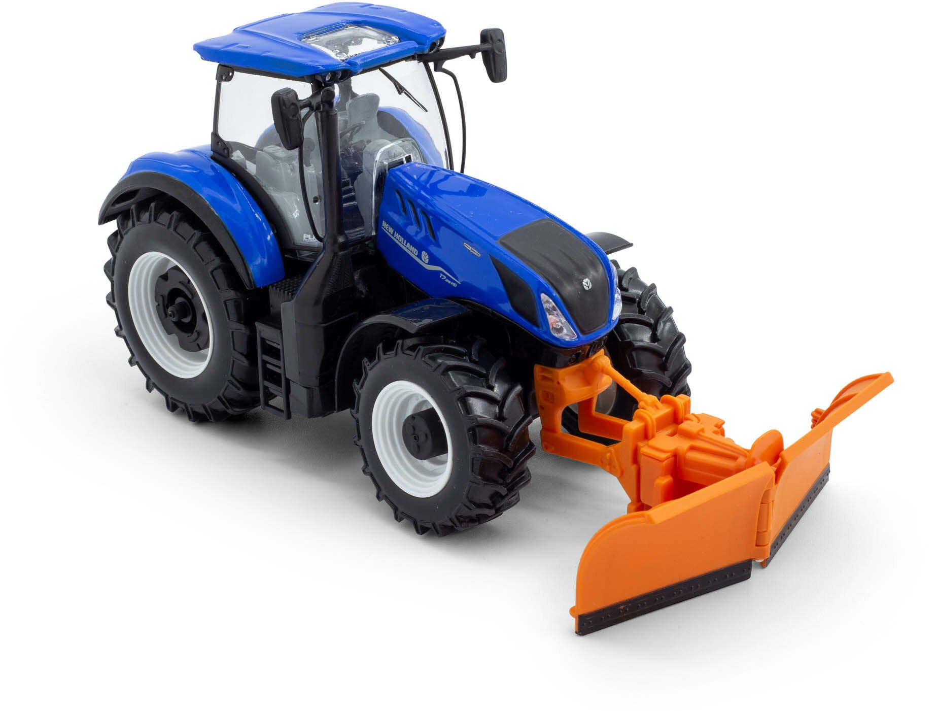 Bburago New Holland T7.315 Traktor med Snöplog 1:32|