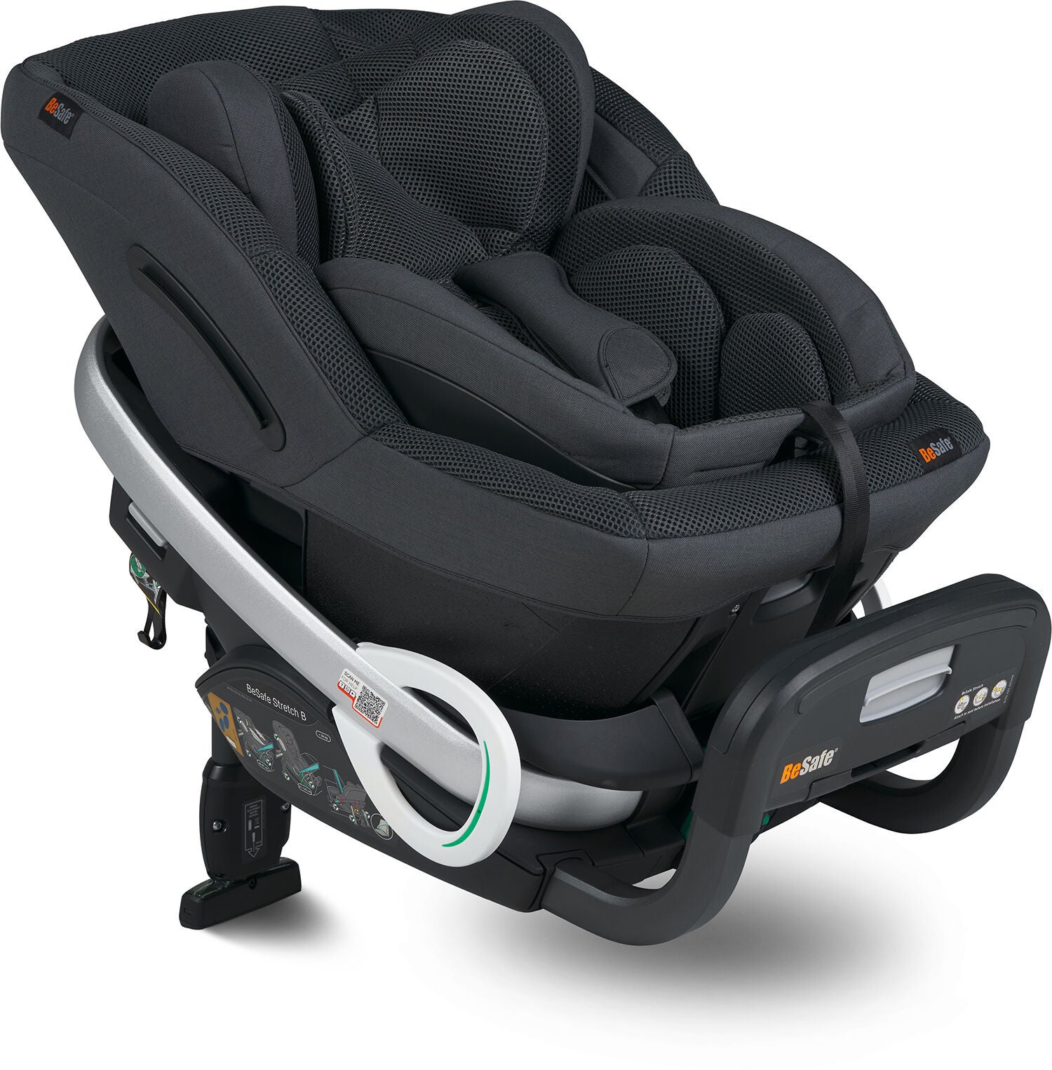 BeSafe Stretch B Bilbarnstol|Anthracite Mesh