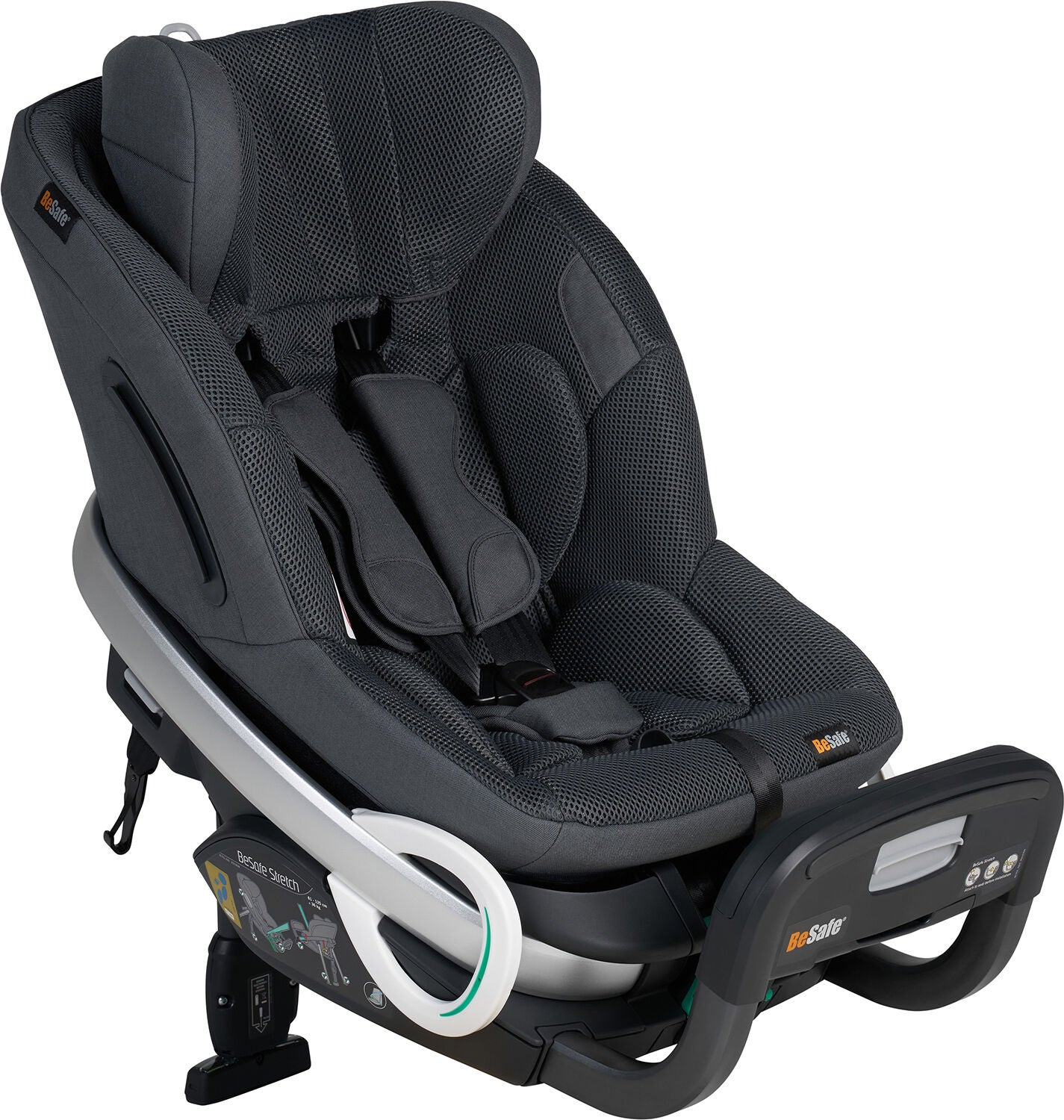 BeSafe Stretch Bilbarnstol|Anthracite Mesh