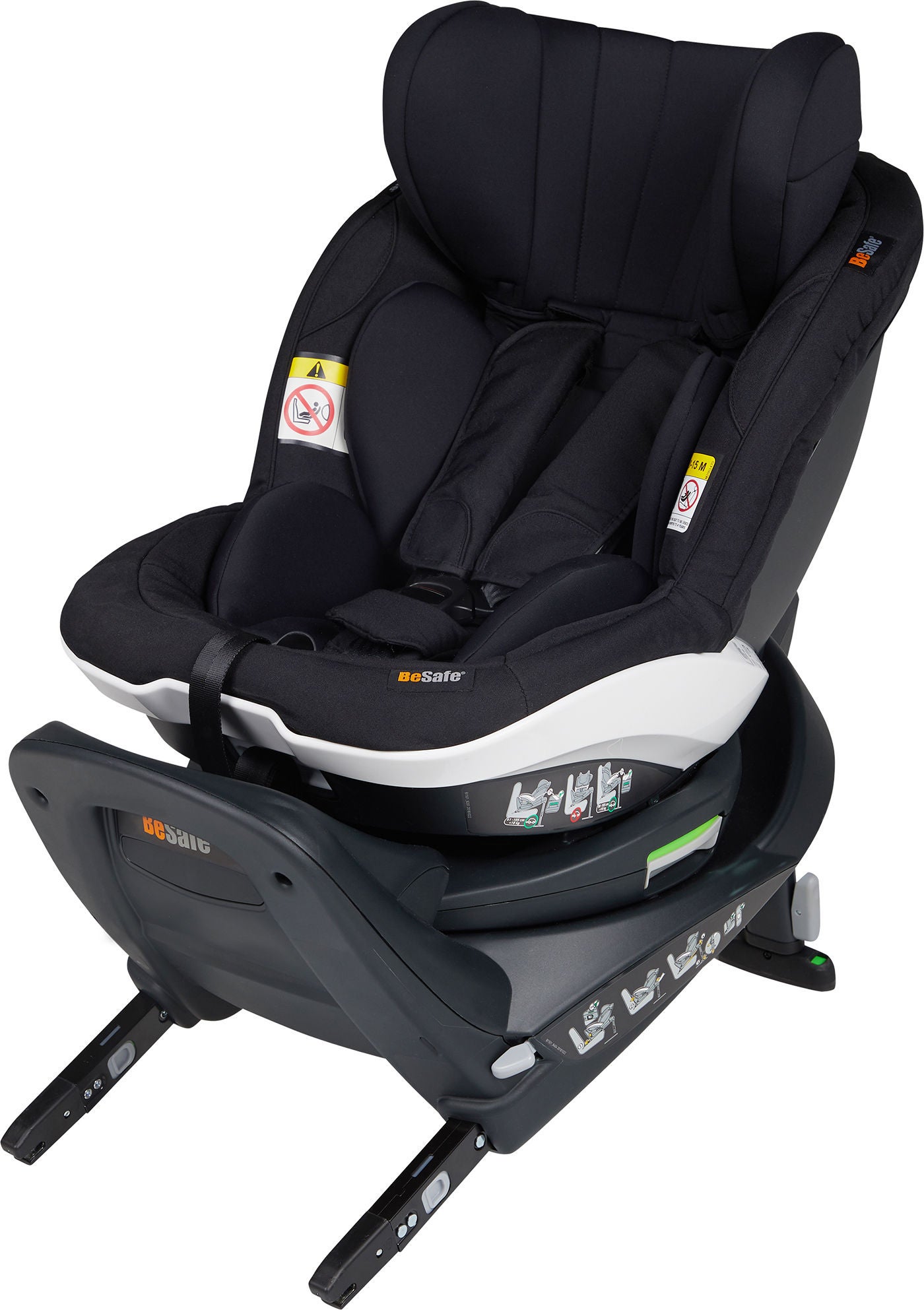 BeSafe iZi Twist i-Size Bilbarnstol|Fresh Black Cab
