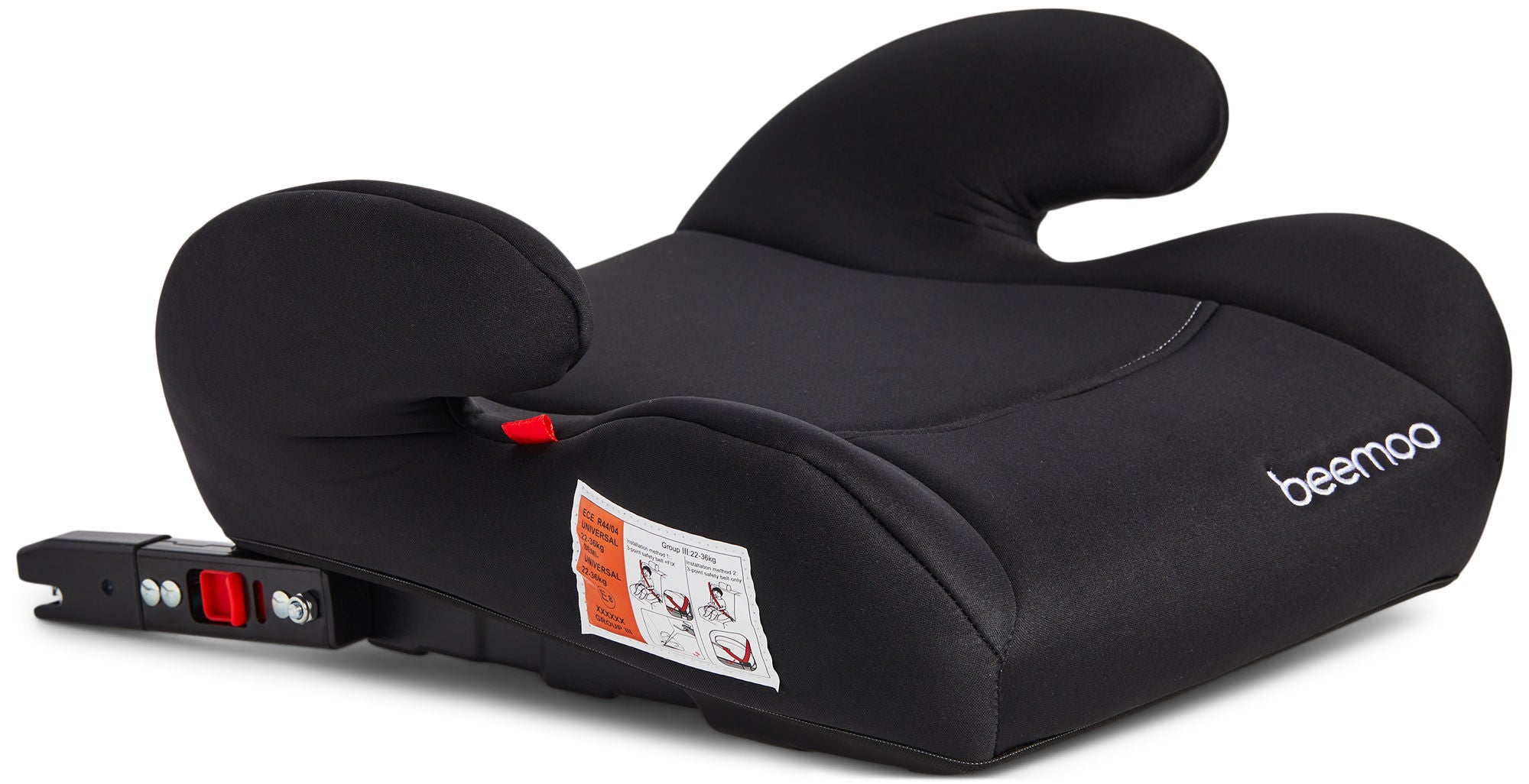 Beemoo Bälteskudde med IsoFix|Black