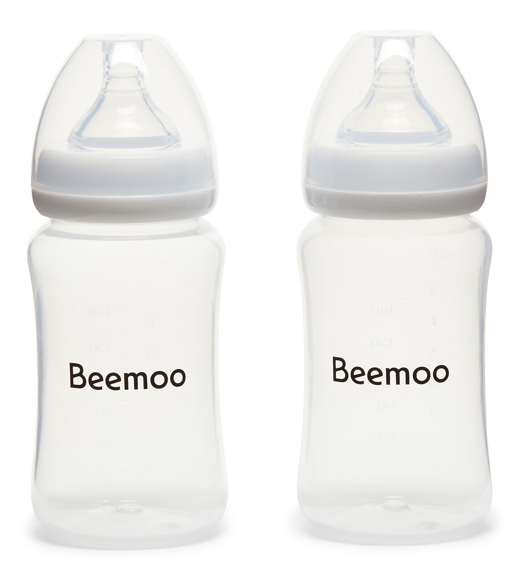 Beemoo CARE Bröstmjölksflaska 240 ml 2-pack inkl. Dinapp|