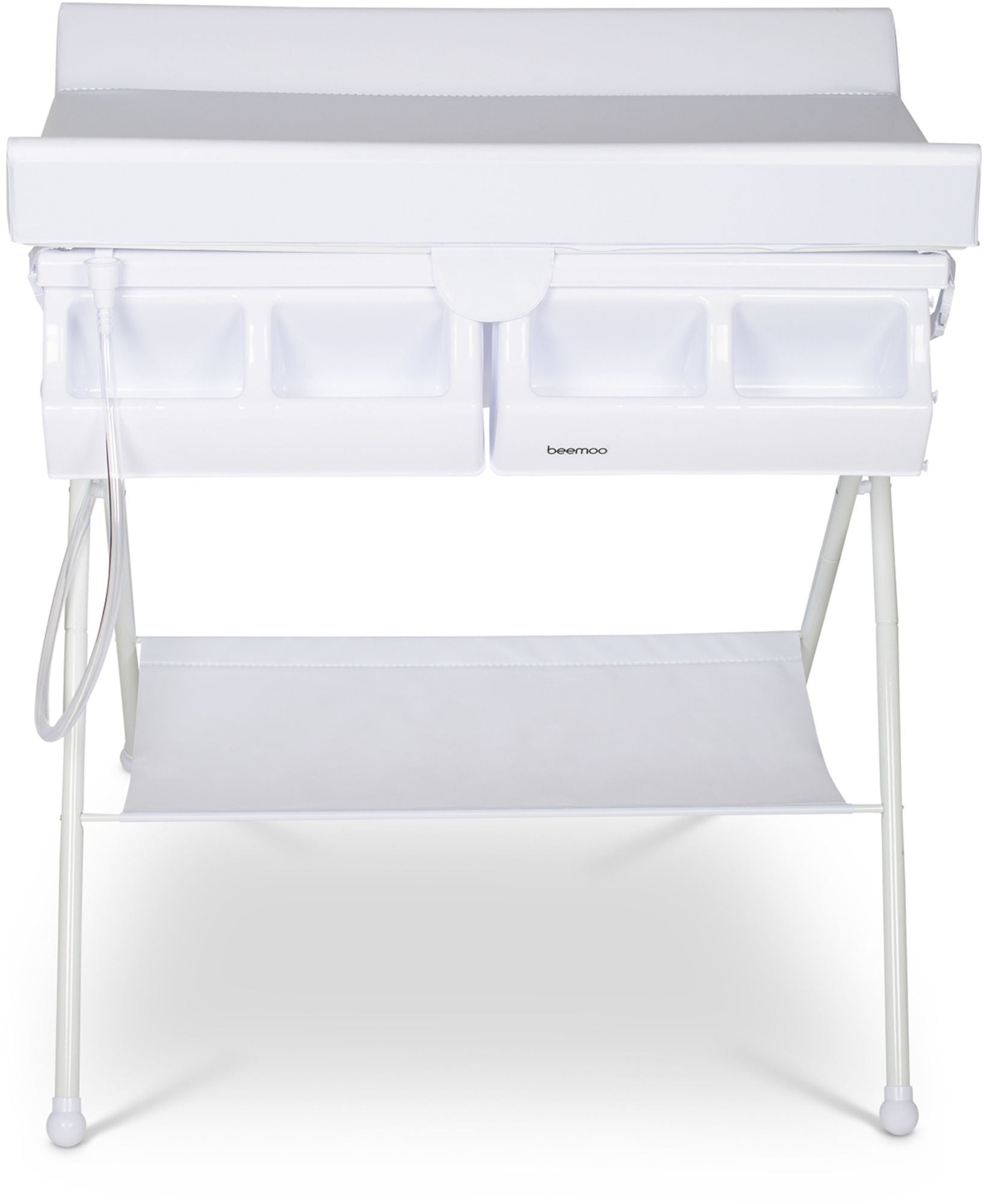 Beemoo CARE Hopfällbart Skötbord med Badbalja|White