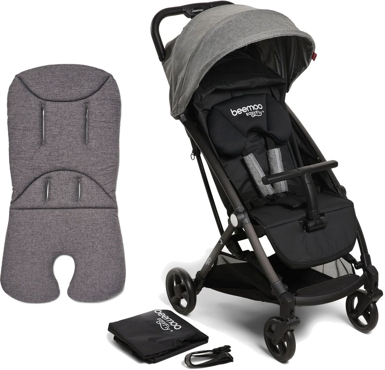 Beemoo Easy Fly+ Sulky inkl. Memory Foam Sittdyna