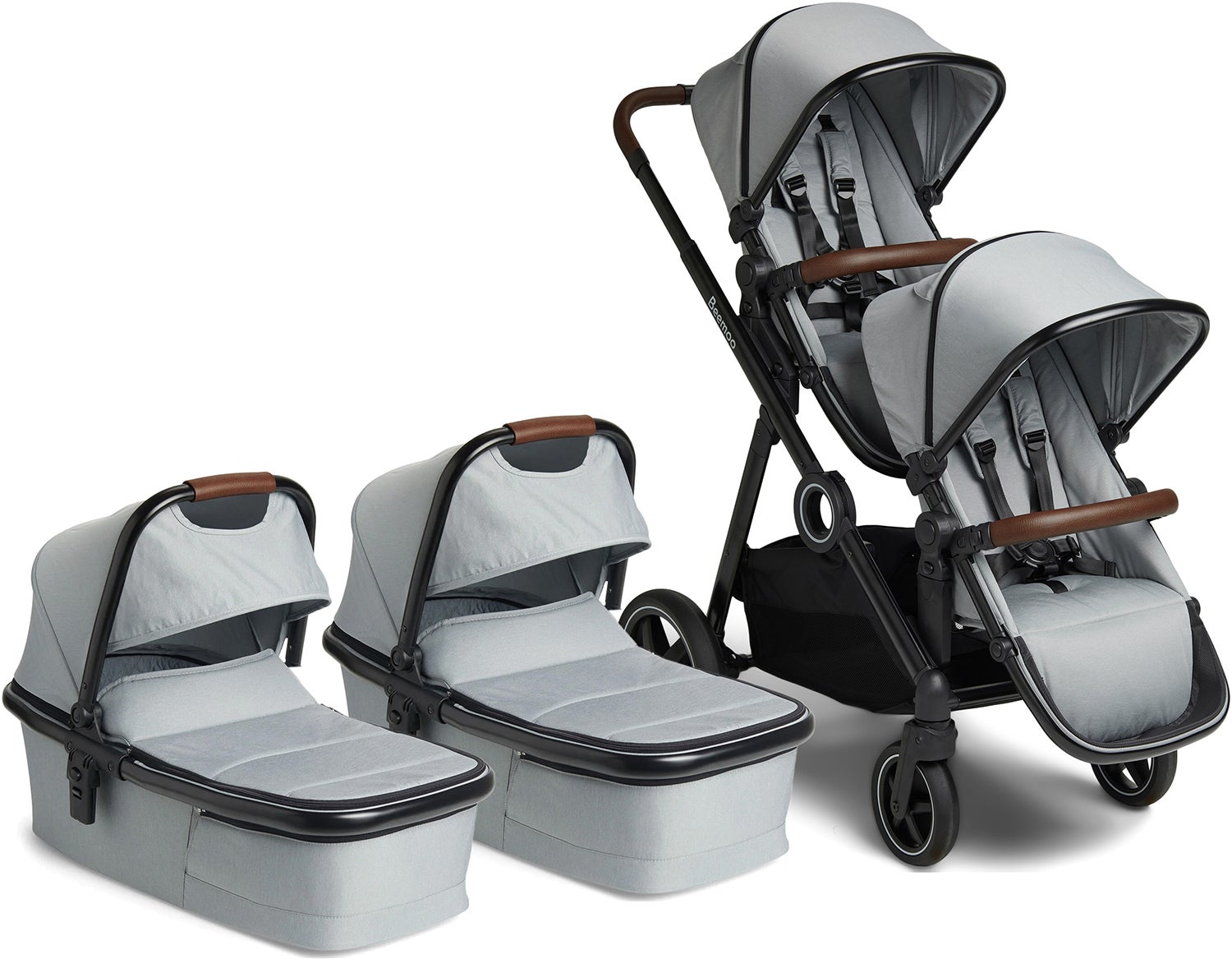 Beemoo Pro Multi Tvillingvagn