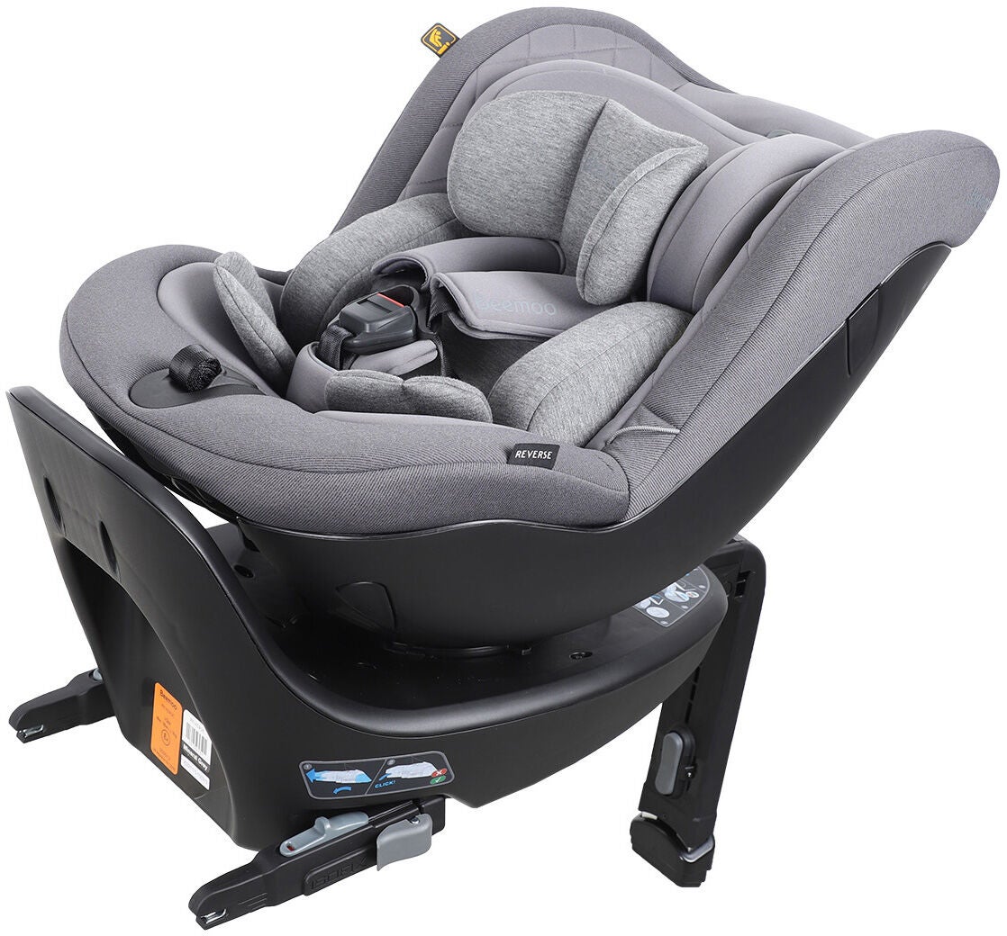Beemoo Reverse i-Size Bakåtvänd Bilbarnstol|Mineral Grey