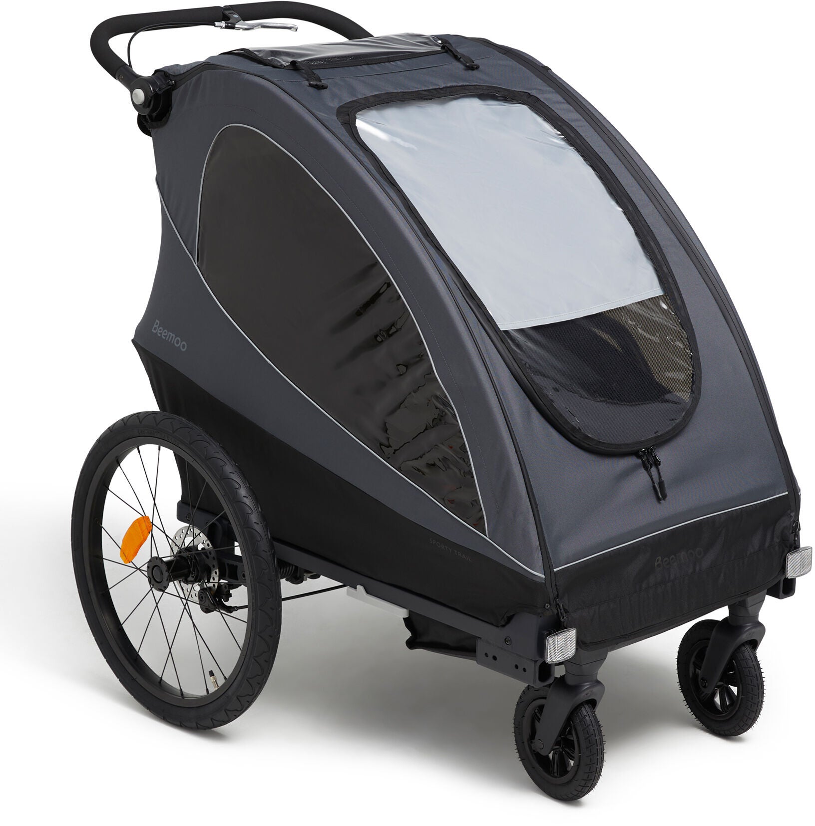 Beemoo Sporty Trail Cykelvagn|Asphalt