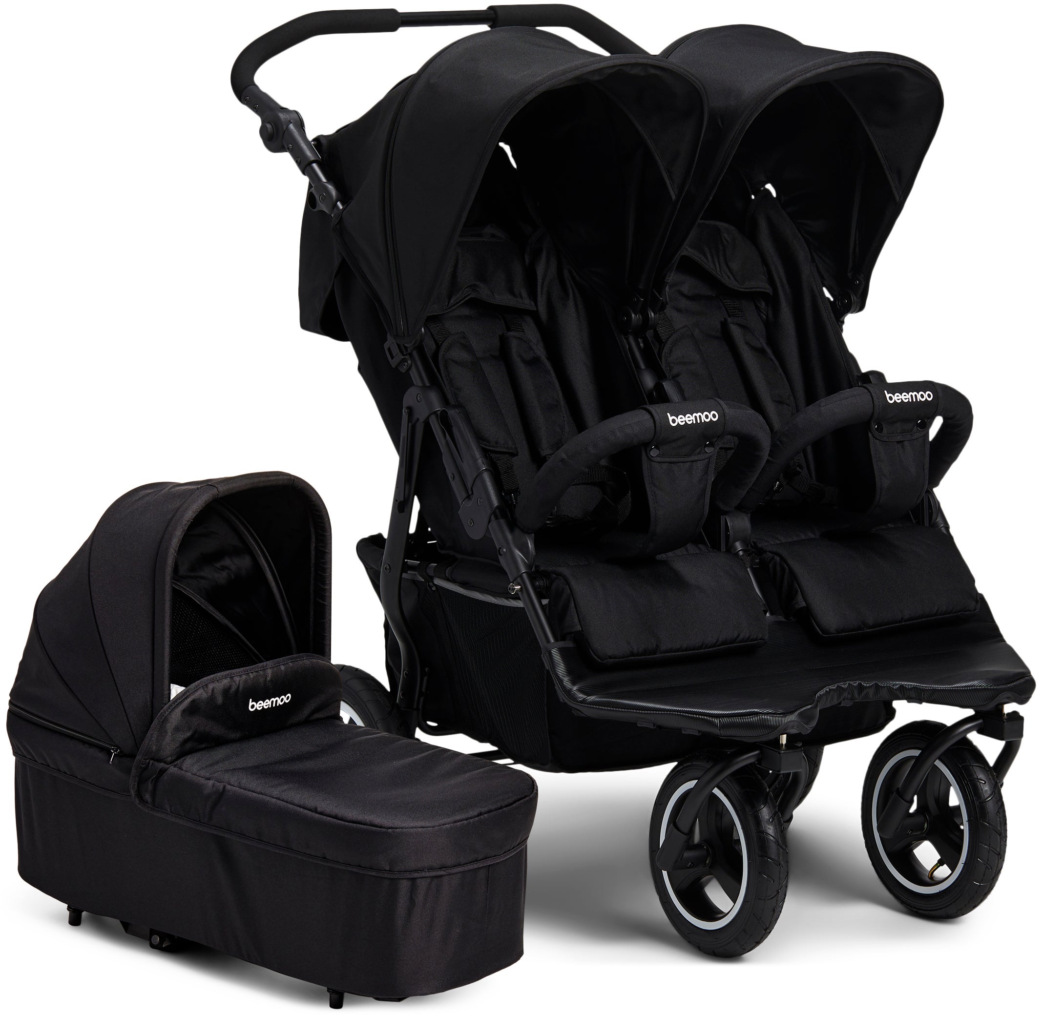 Beemoo Swing Syskonvagn Inkl. Liggdel