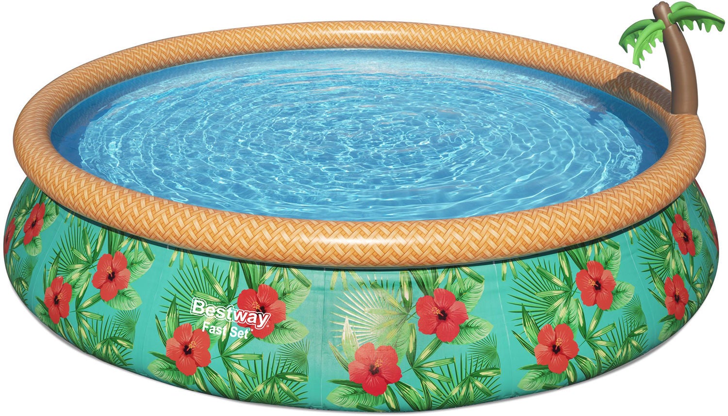 Bestway Fast Set Paradise Palms Pool m. Tillbehör 457x84|