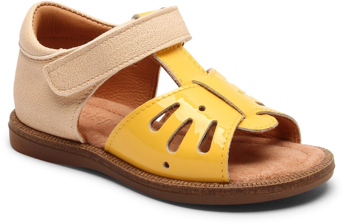 Bisgaard Cassidy C Sandal|Yellow Patent