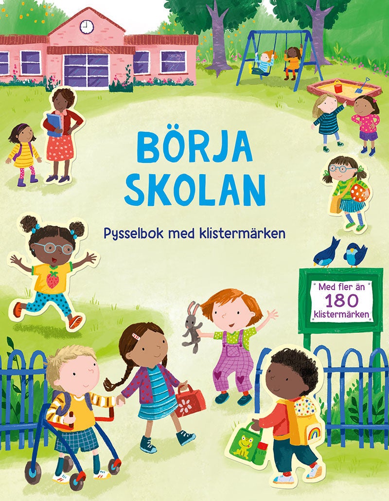 Börja Skolan Pysselbok Med Klistermärken