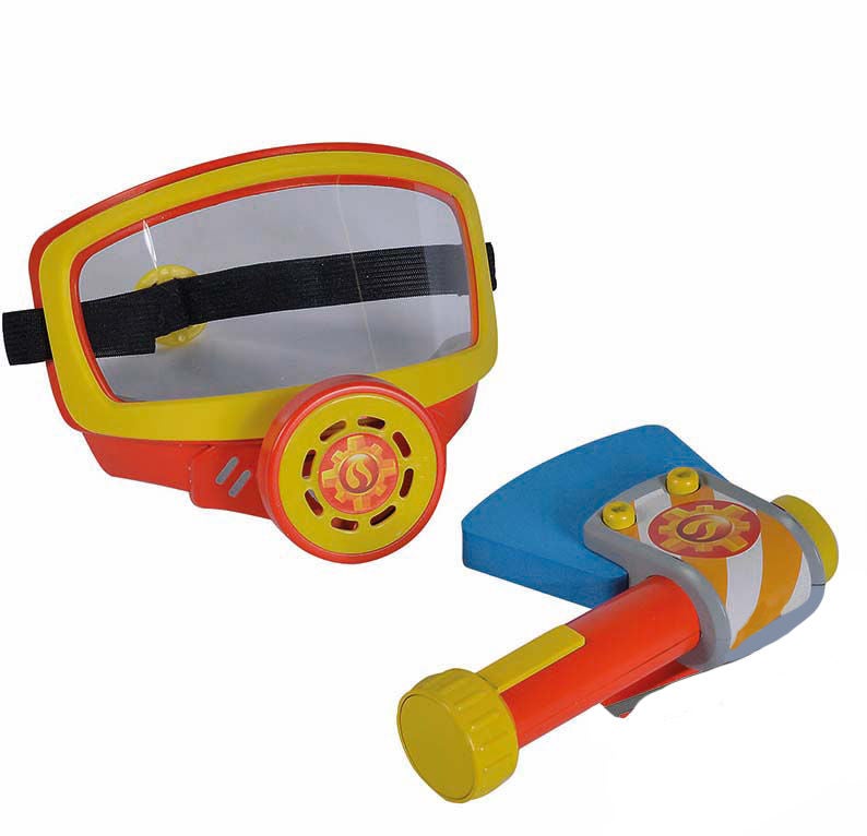 Brandman Sam Syrgasmask Med Yxa