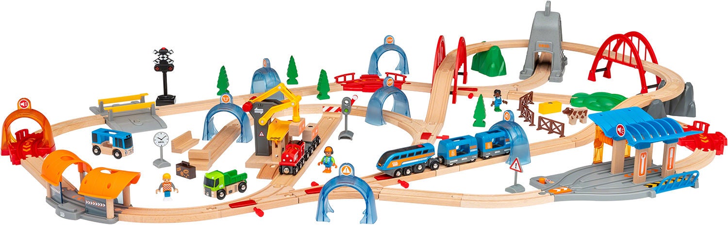 Brio 33977 Action Tunnel Deluxe Set (Smart Tech Sound)|