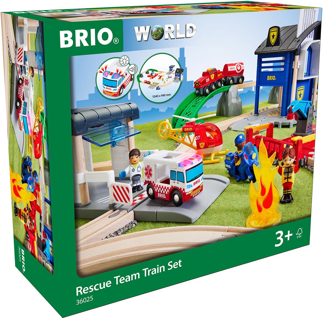 Brio 36025 Tågset Räddningsteam|