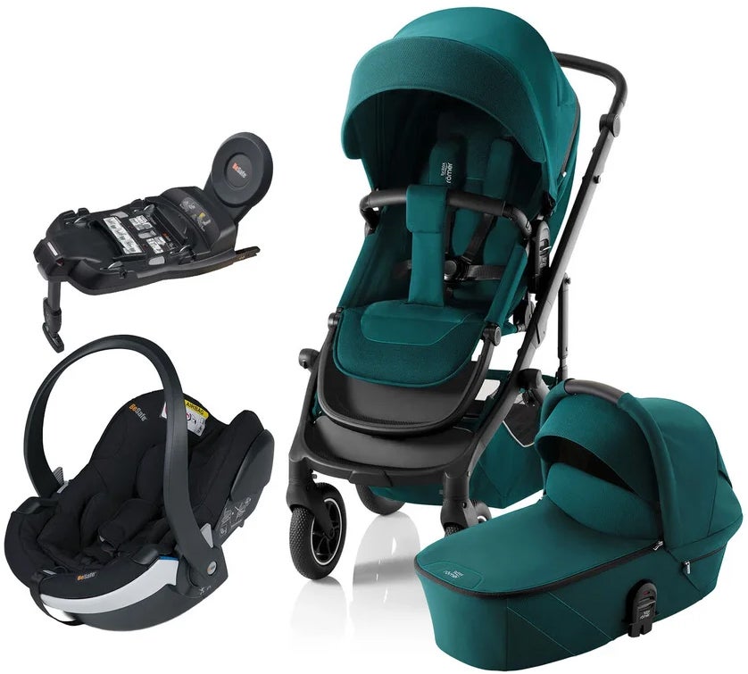 Britax Römer Smile 5Z Duovagn inkl. BeSafe iZi Go Modular X2 &  Bas