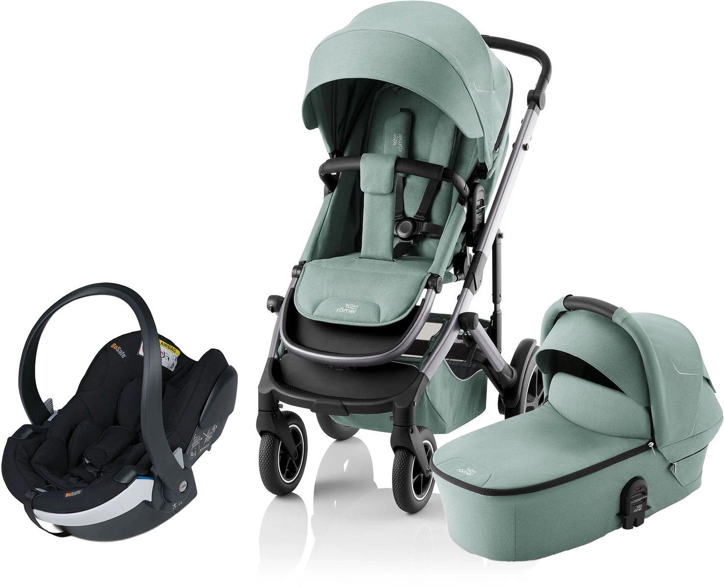 Britax Römer Smile 5Z Duovagn inkl. BeSafe iZi Go Modular X2