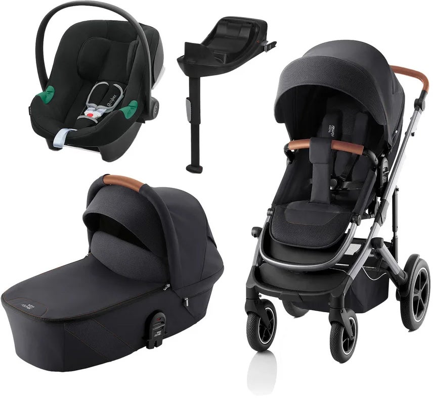 Britax Römer Smile 5Z Duovagn inkl. Cybex Aton B2 &  Bas