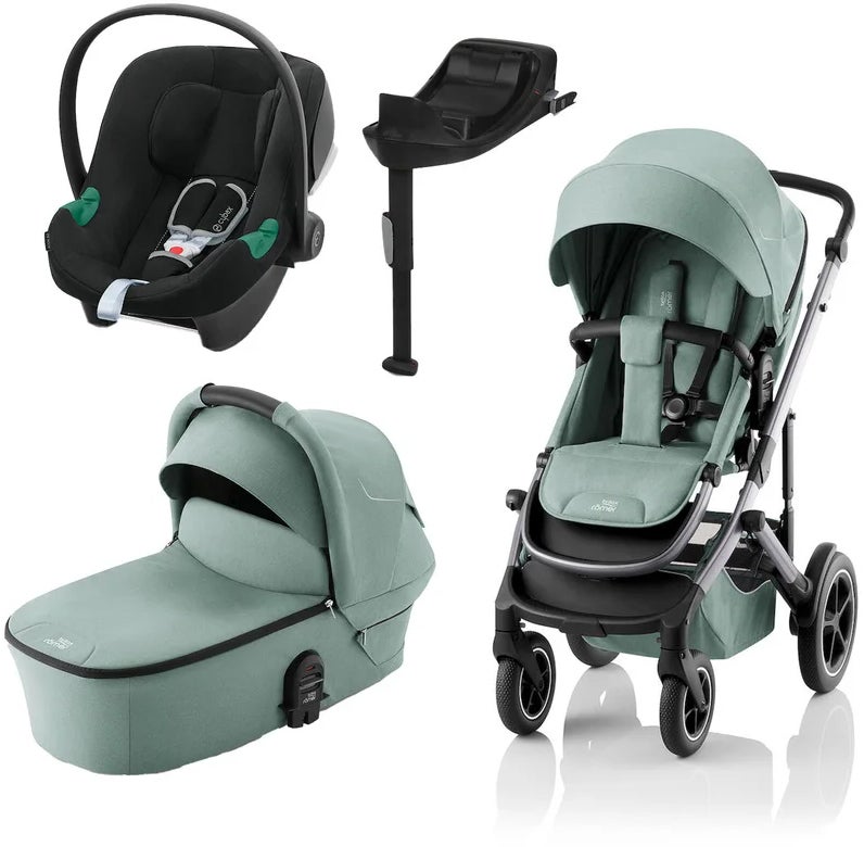 Britax Römer Smile 5Z Duovagn inkl. Cybex Aton B2 &  Bas