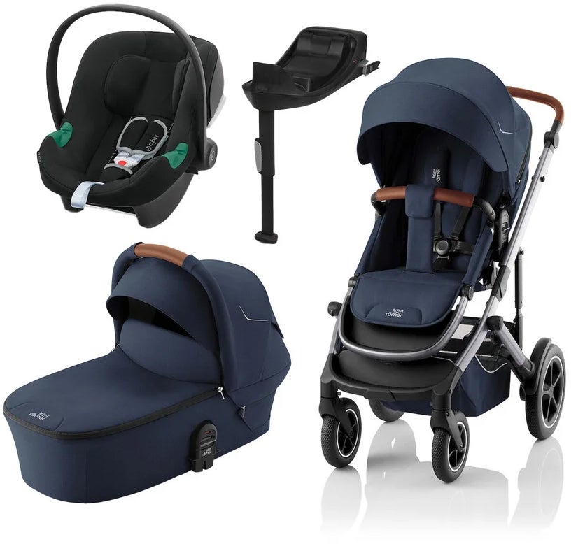 Britax Römer Smile 5Z Duovagn inkl. Cybex Aton B2 &  Bas
