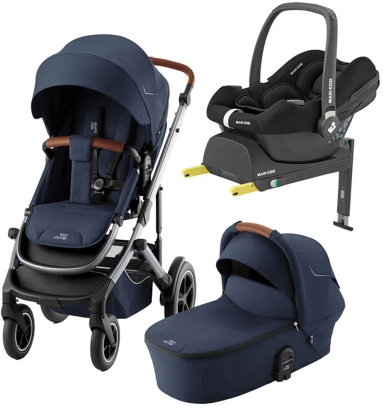 Britax Römer Smile 5Z Duovagn inkl. Maxi-Cosi Cabriofix &  Bas
