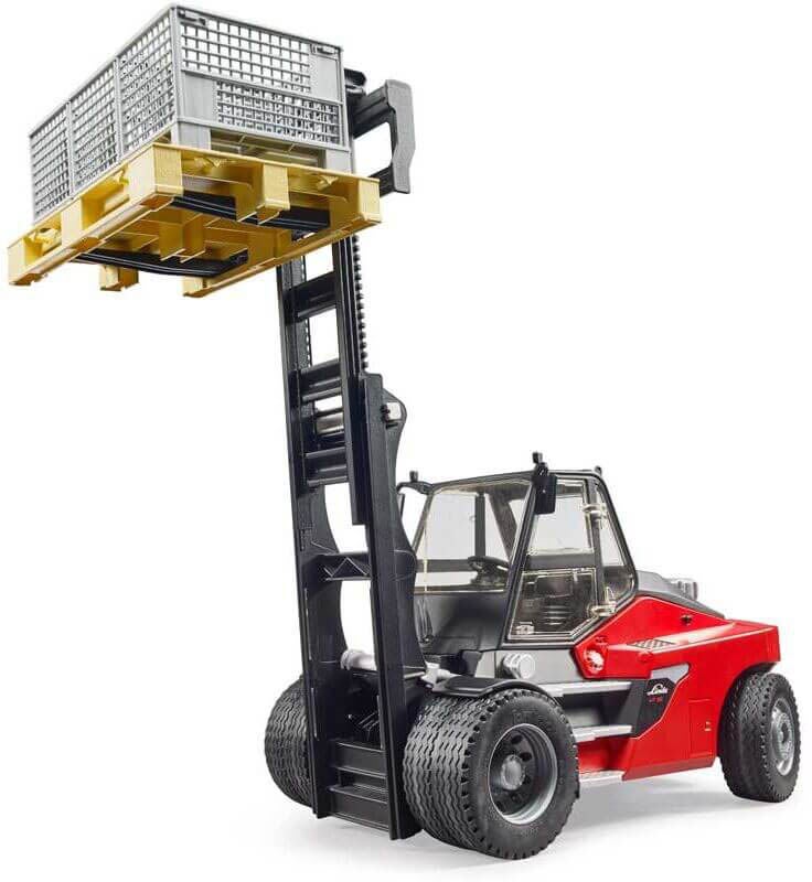 Bruder Linde HT160 Gaffeltruck med Lastpall|
