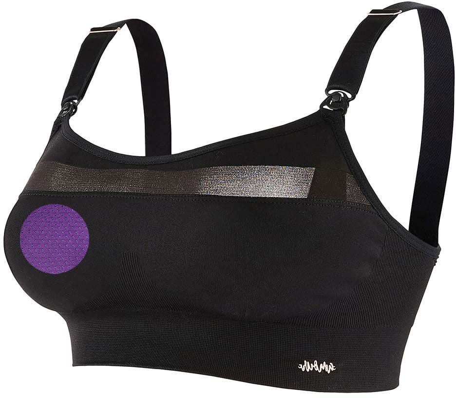 Cache Coeur WOMA Seamless Gravid/Amning Sport-BH|Black M