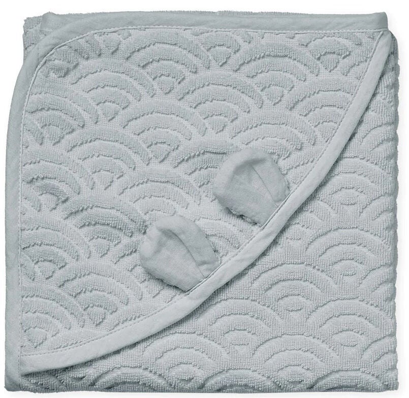 Cam Cam Copenhagen Baby Badcape|Grey