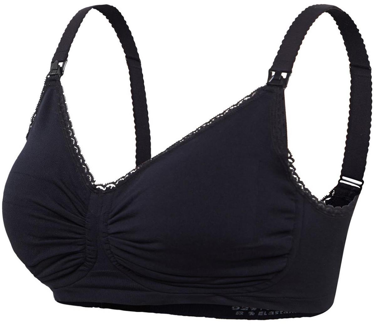 Carriwell Vadderad Gravid- och Amningsbh Carri-Gel|Svart XL