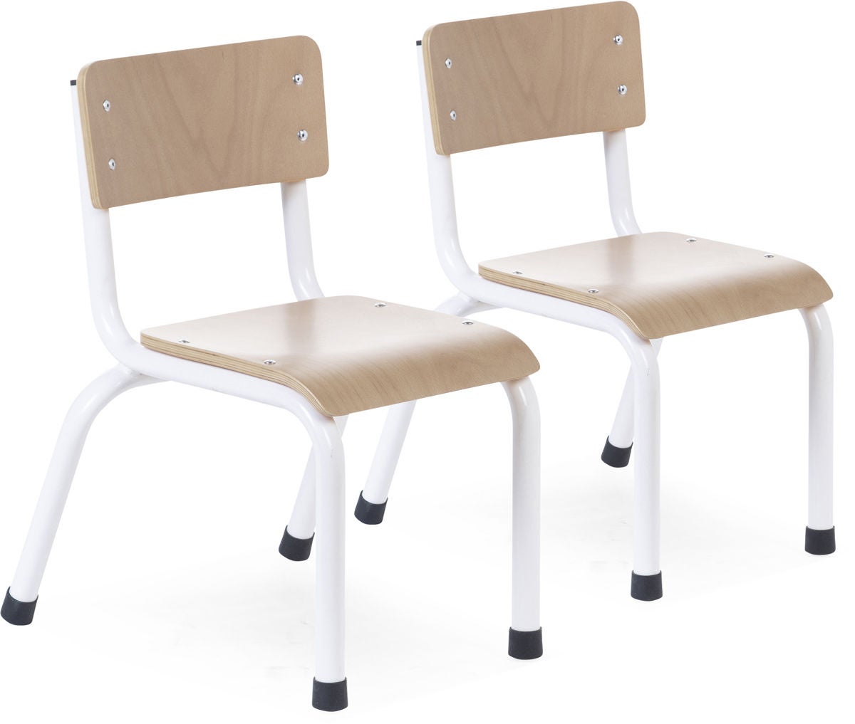 Childhome Barnstol Metall 2-pack|White