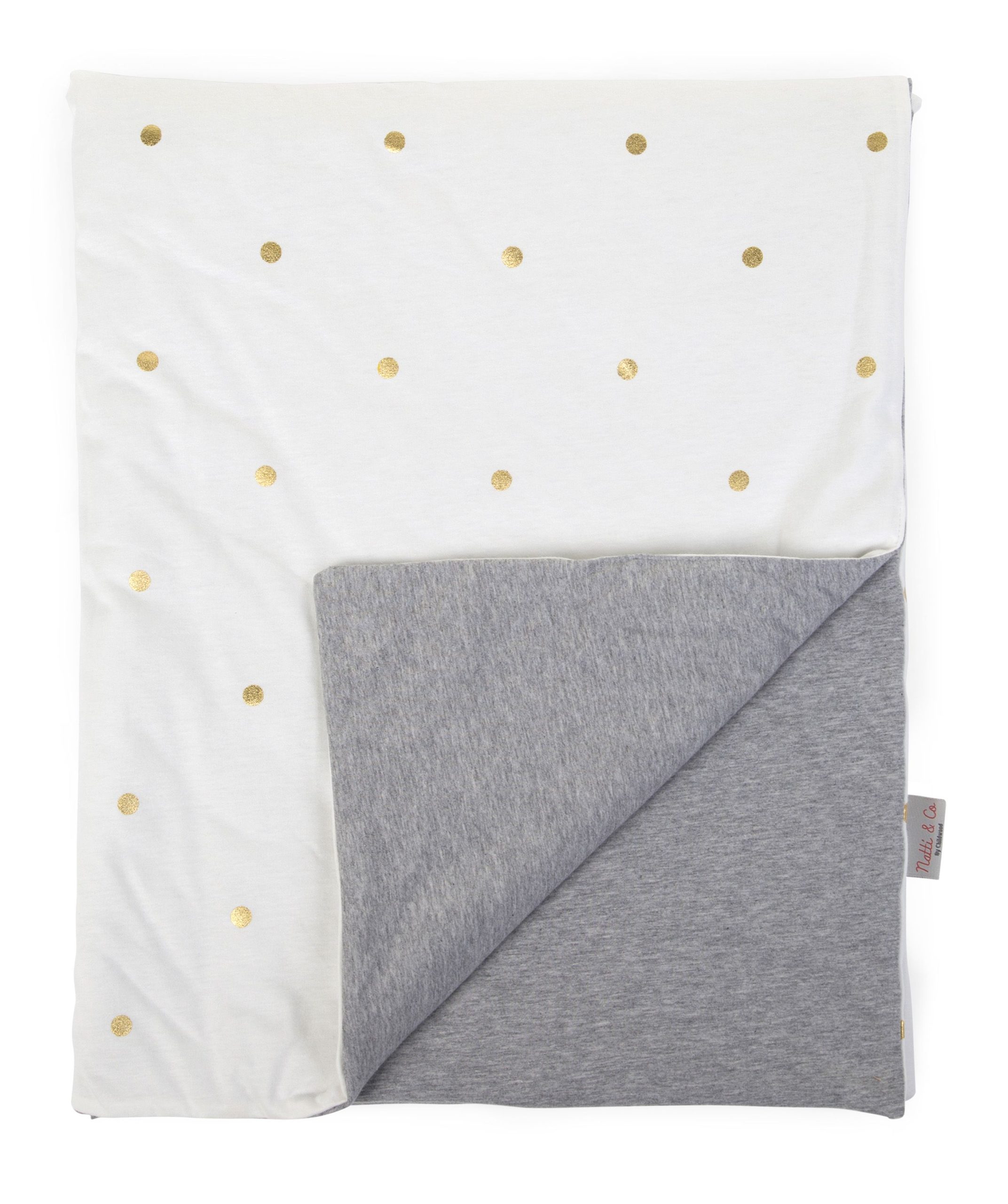 Childhome Gold dots Babyfilt|