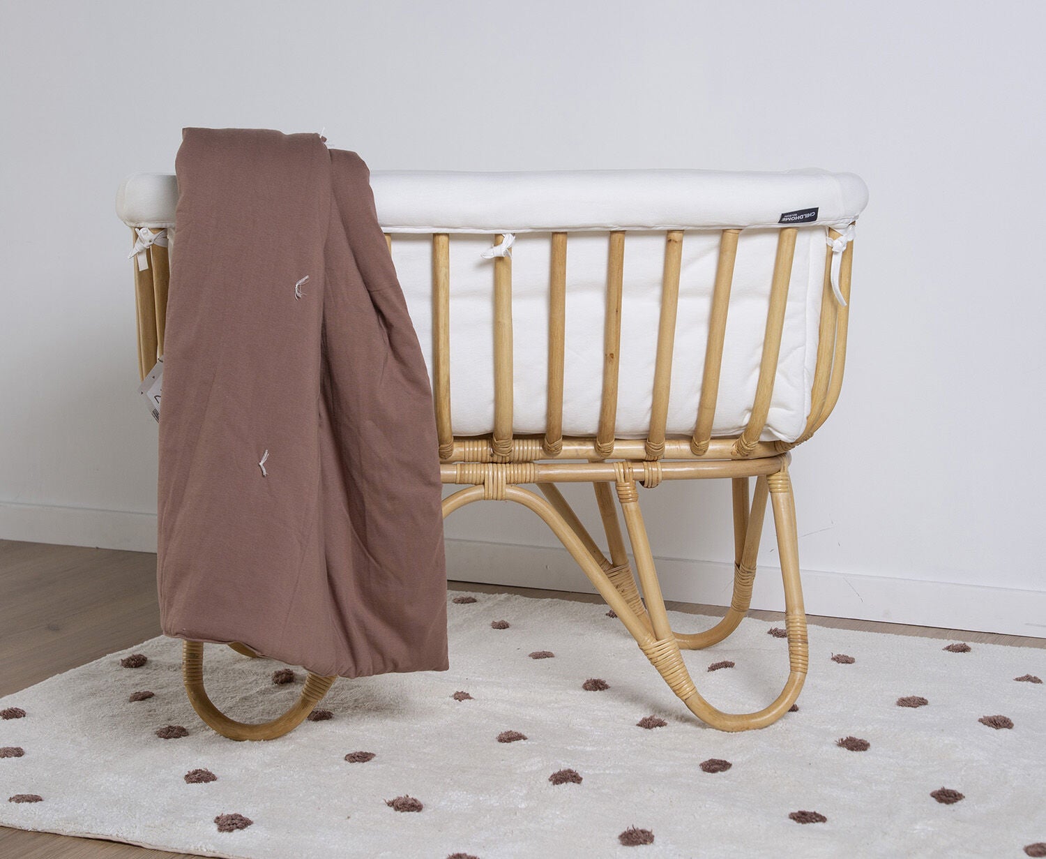 Childhome Vagga Rotting 40x90 ink Madrass &  Spjälskydd|