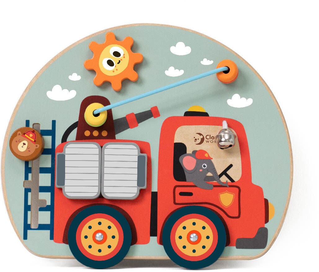 ClassicWorld Aktivitetsleksak Busy Board Brandbil|