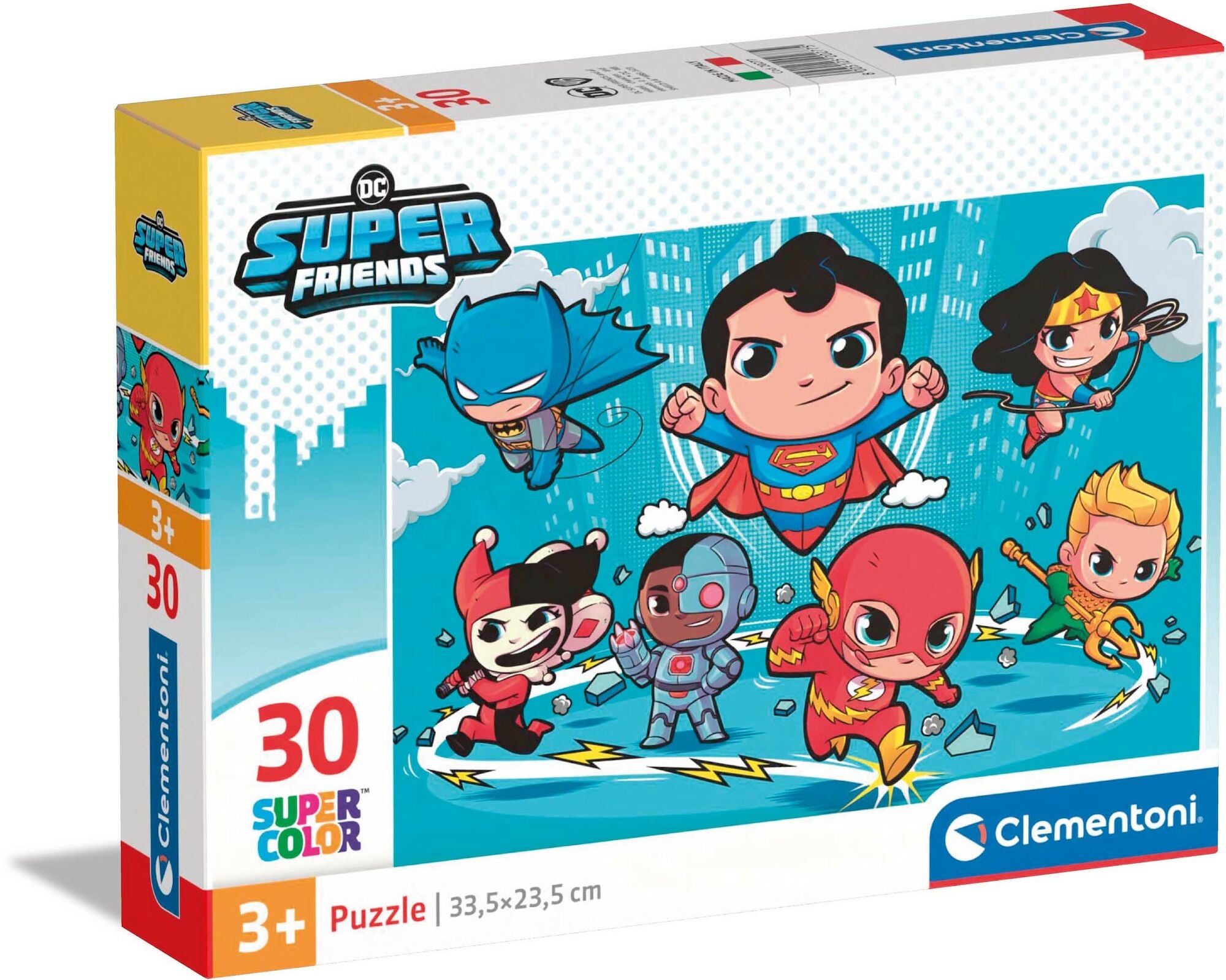 Clementoni DC Comics Super Friends Pussel 30 Bitar|