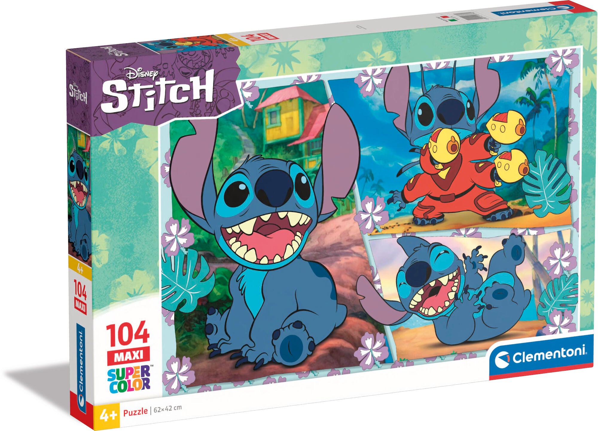 Clementoni Disney Stitch Maxi Pussel 104 Bitar|