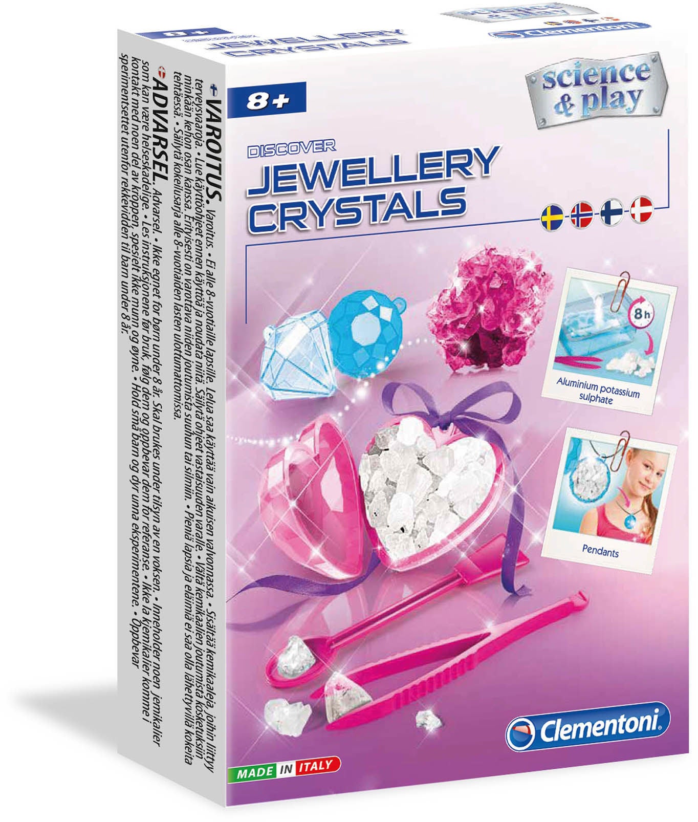 Clementoni Experiment Kristallsmycken|