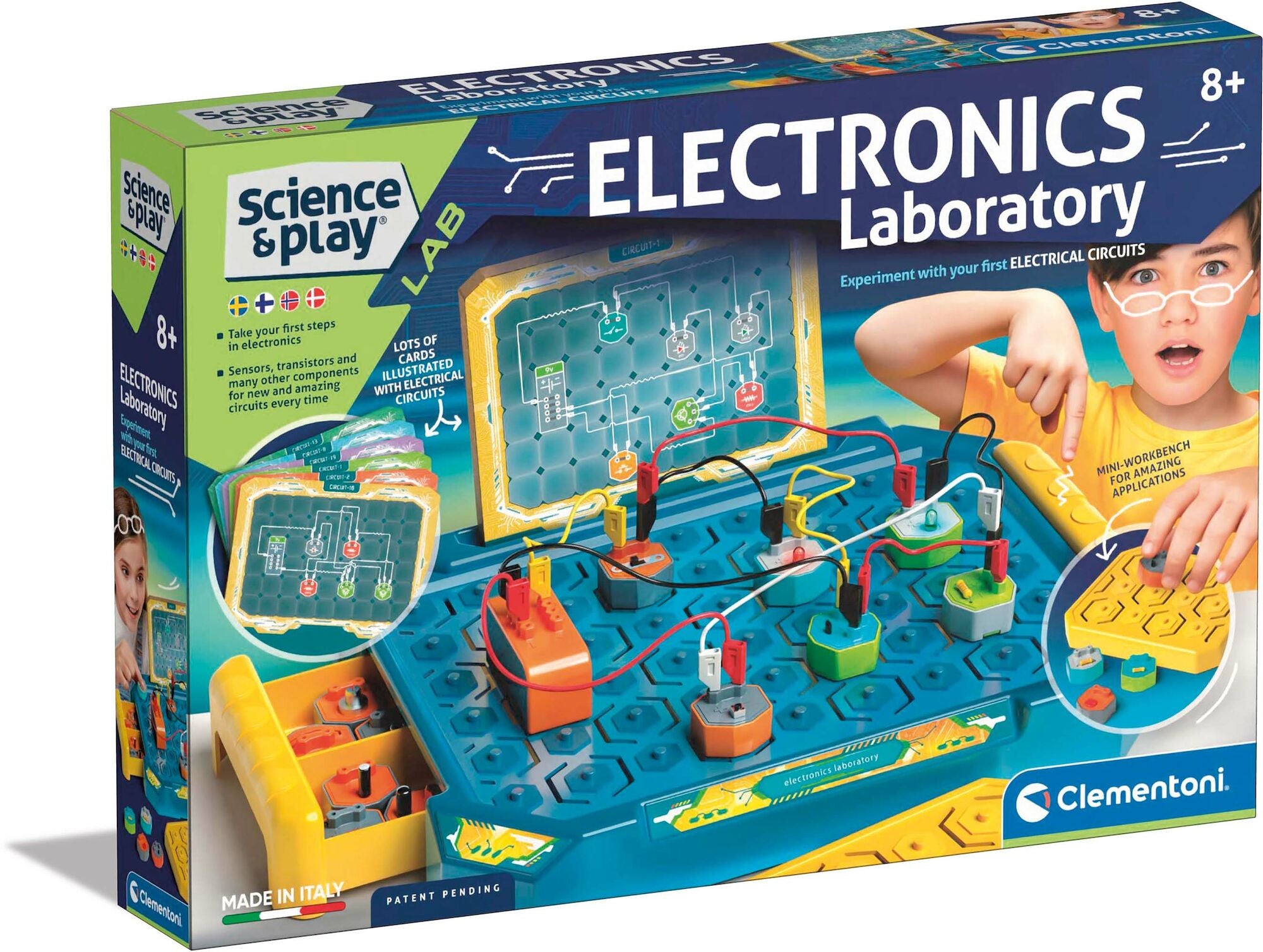 Clementoni Experimentlåda Electronics Laboratory|