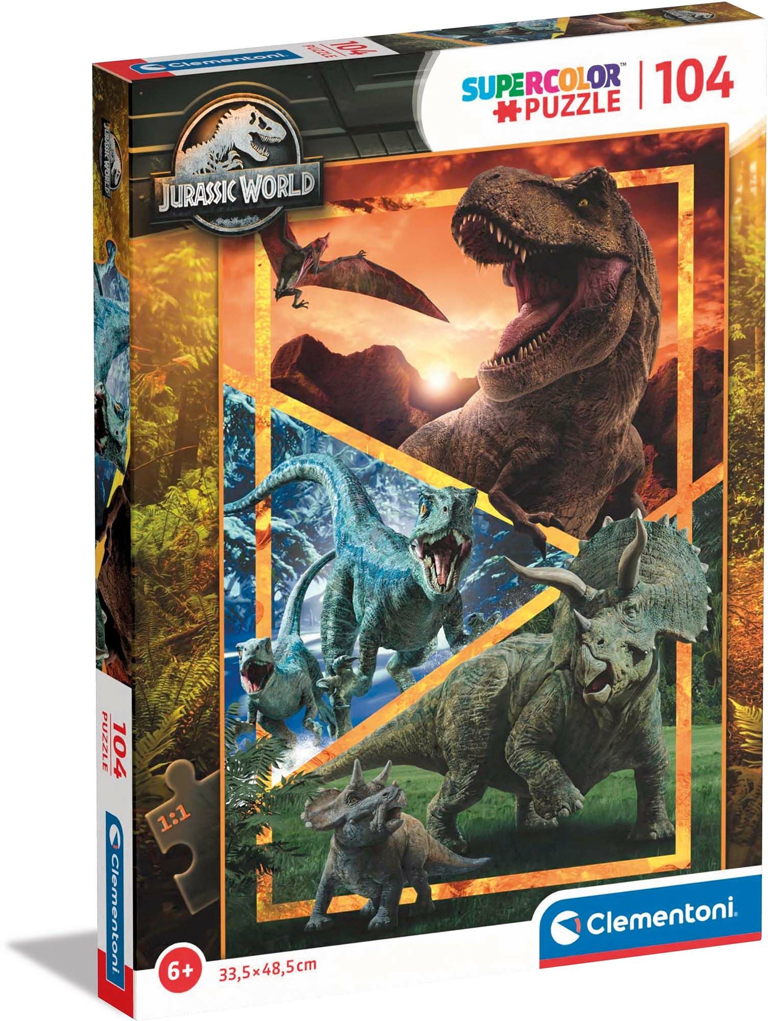 Clementoni Jurassic World Pussel 104 Bitar|