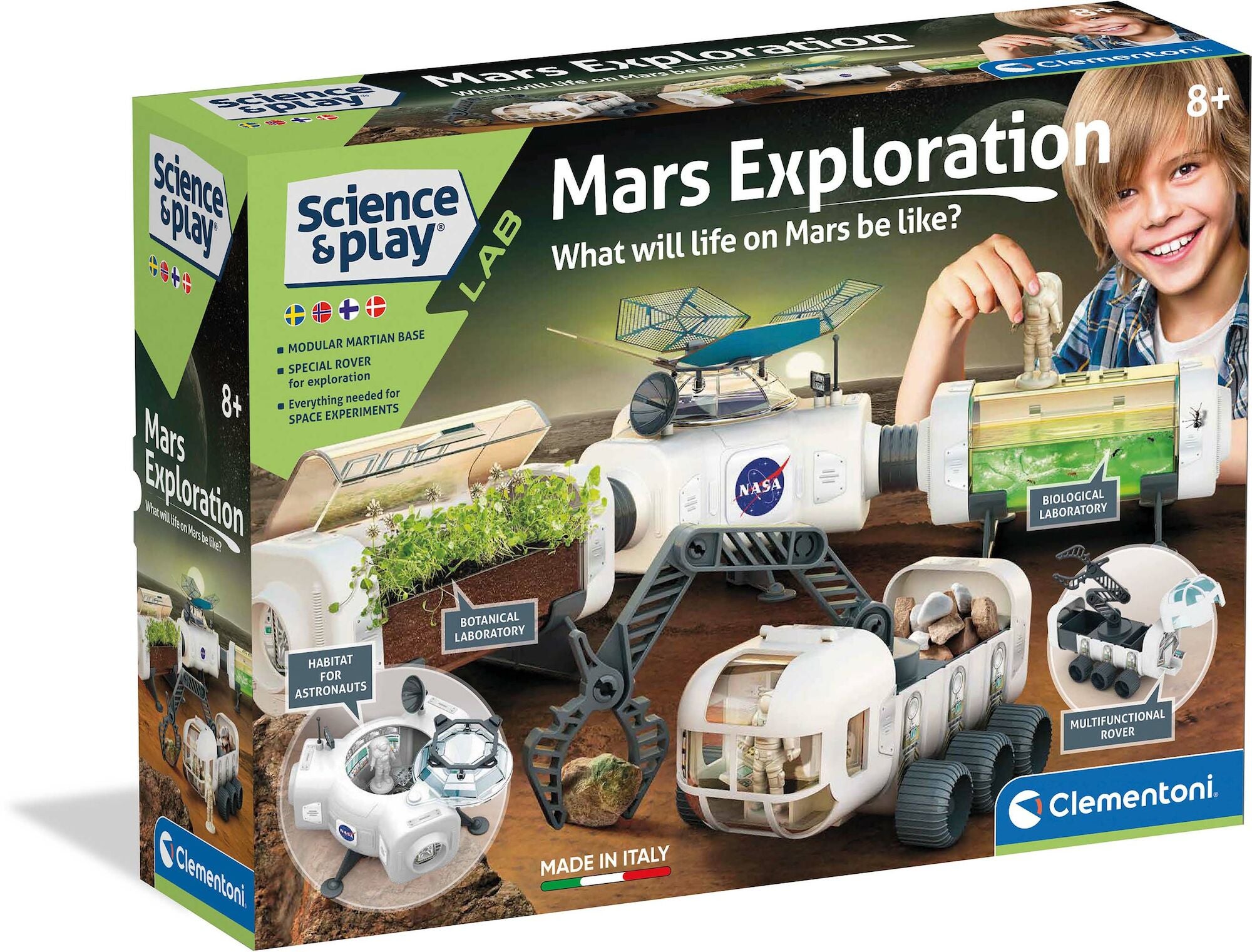 Clementoni Nasa Mars Exploration Experimentlåda|