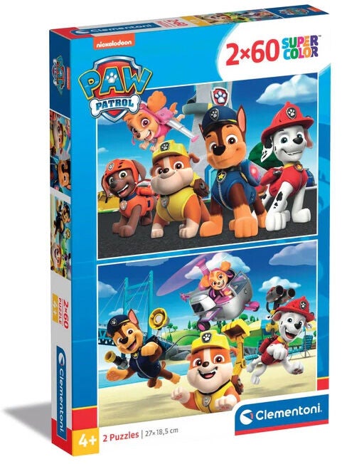 Clementoni Paw Patrol Barnpussel 60 Bitar