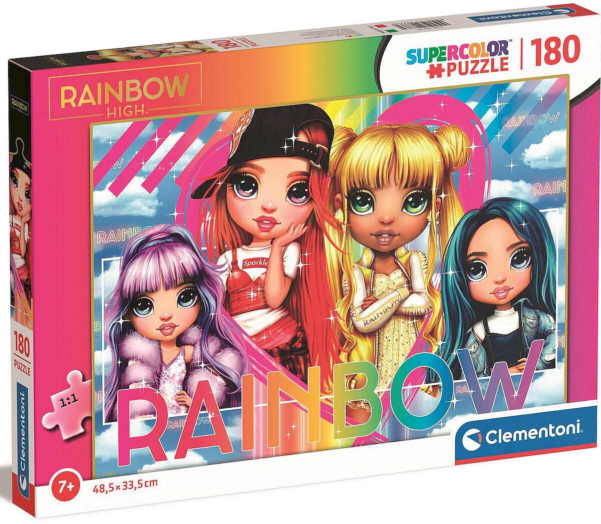 Clementoni Rainbow High Pussel 180 Bitar