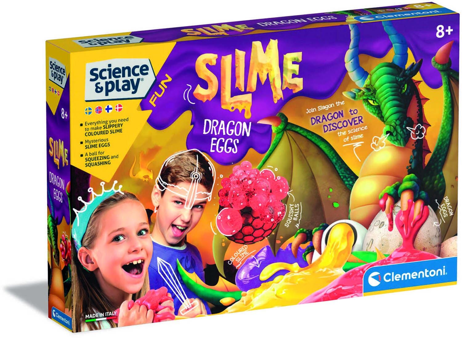 Clementoni Slime Drakägg|