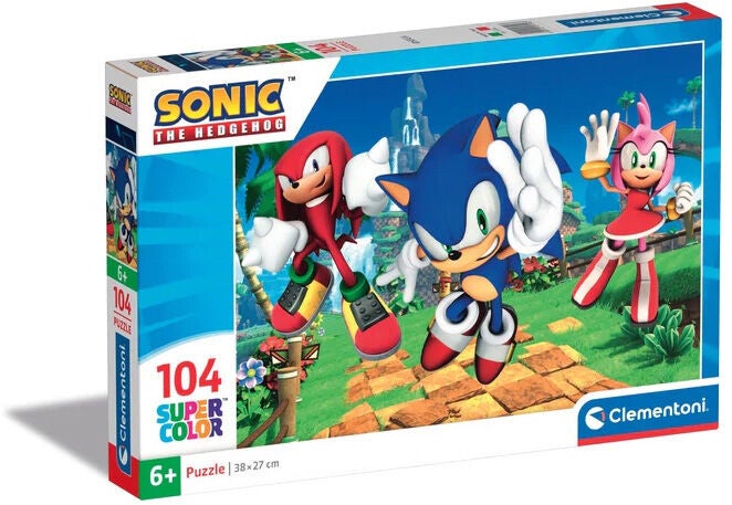 Clementoni Sonic Barnpussel 104 Bitar