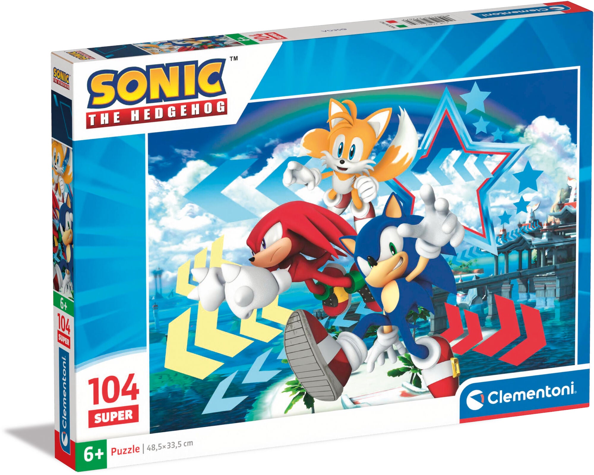 Clementoni Sonic Pussel 104 Bitar|