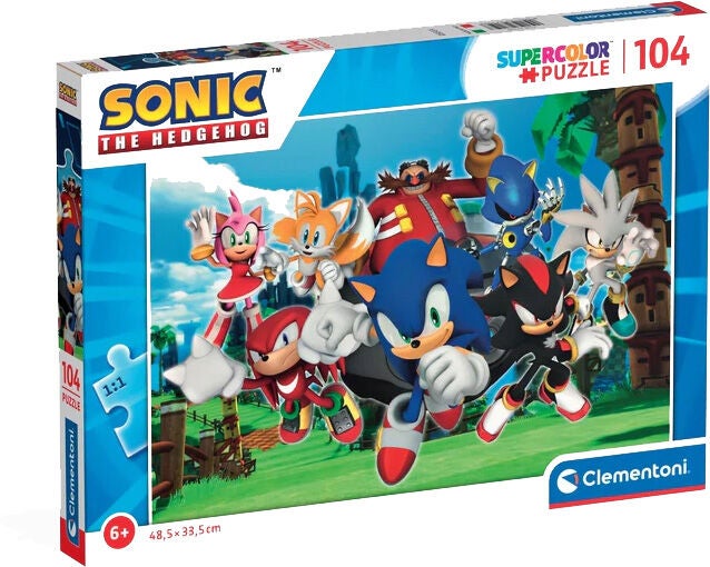 Clementoni Sonic Pussel 104 Bitar|